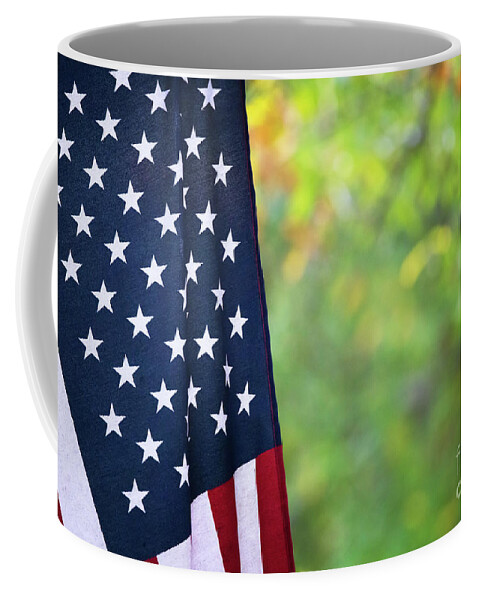 American Flag Coffee Mug featuring the photograph United States Of America by Doug Sturgess