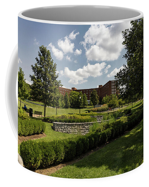 Private College Coffee Mug featuring the photograph University of Dayton campus by Eldon McGraw