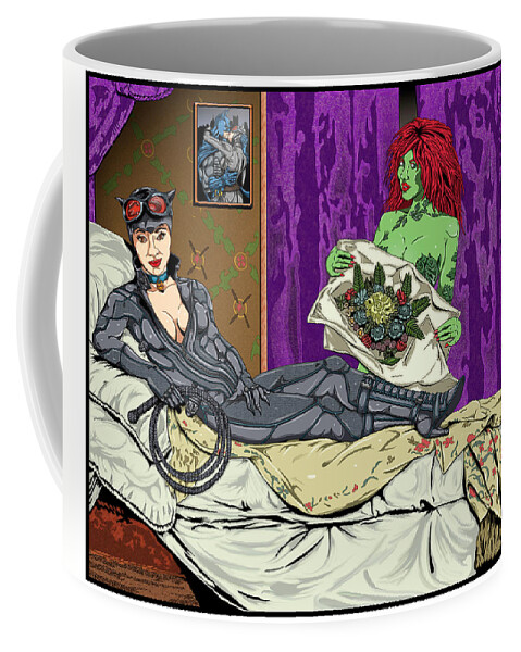 Illustration Coffee Mug featuring the digital art Untitled #3 from the New Gods Series by Christopher W Weeks