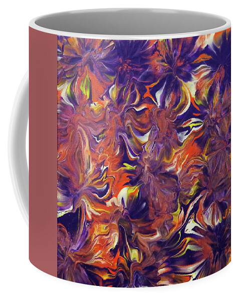 Acrylic Pour Coffee Mug featuring the painting Untitled_003 by Pour Your heART Out Artworks