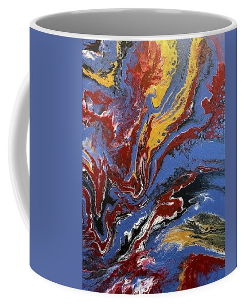  Coffee Mug featuring the painting Untitled_2 by Pour Your heART Out Artworks