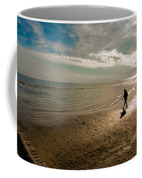 Sea Coffee Mug featuring the photograph Unusual winter seascape by The P