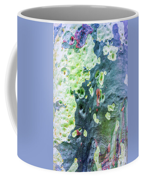 Abstract Coffee Mug featuring the photograph Up a Gum Tree 4 by Elaine Teague
