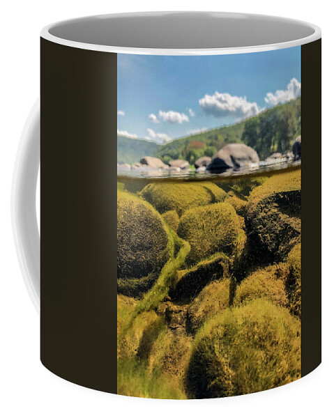Delaware River Coffee Mug featuring the photograph Upper Delaware River Sullivan County NY by Amelia Pearn