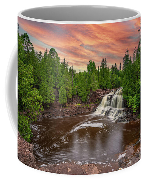 Gooseberry Falls Coffee Mug featuring the photograph Upper Gooseberry Falls by Sebastian Musial