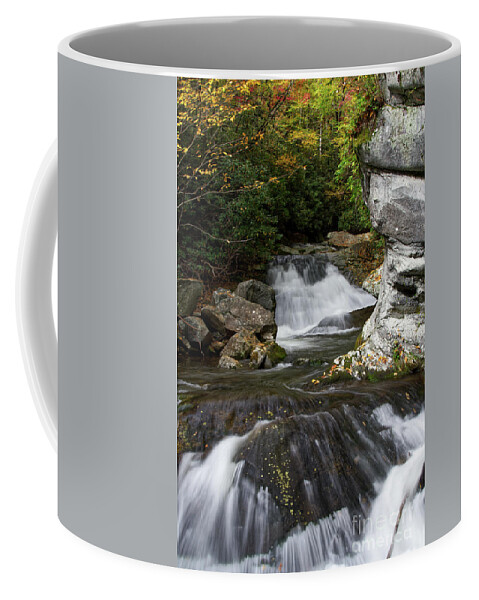 Upper Lynn Camp Falls Coffee Mug featuring the photograph Upper Lynn Camp Falls 5 by Phil Perkins
