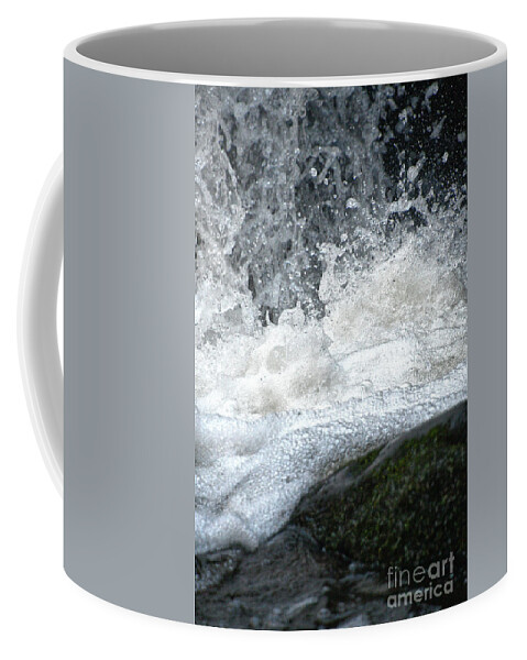 Upper Meigs Falls Coffee Mug featuring the photograph Upper Meigs Falls 5 by Phil Perkins