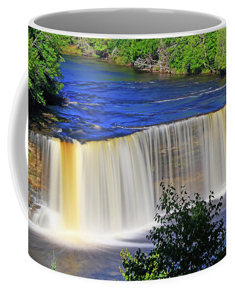 Upper Tahquamenon Falls Coffee Mug featuring the photograph Upper Tahquamenon Falls by Shixing Wen