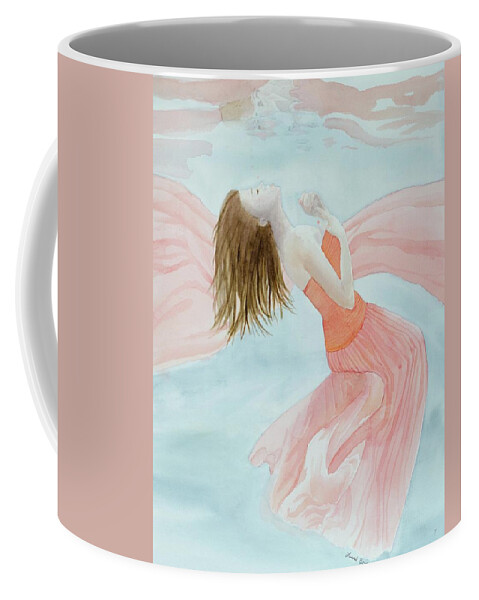 Figure Coffee Mug featuring the painting Rising Up by Laurel Best