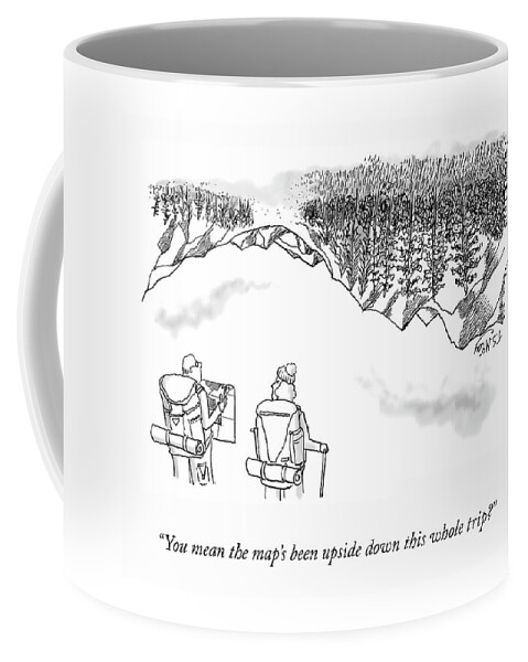 Upside-down Map Coffee Mug