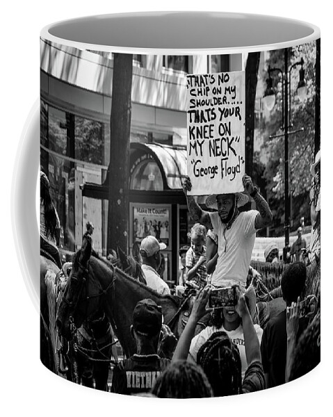 #blm Coffee Mug featuring the photograph Uptown Riders ii by Robert Yaeger