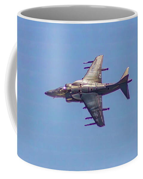 V-8b Harrier Ii Usmc Coffee Mug featuring the photograph V-8B Harrier II - 2 by Tommy Anderson