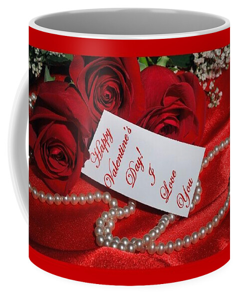 Valentine Coffee Mug featuring the photograph Valentine's Day Love by Nancy Ayanna Wyatt