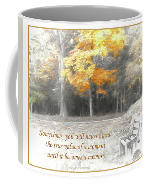 Value Of A Moment Coffee Mug featuring the photograph Value of a Moment by Ola Allen
