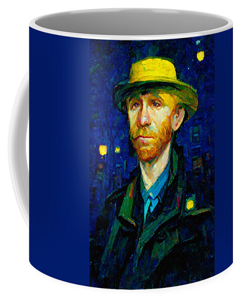 Vincent Van Gogh Coffee Mug featuring the digital art Van Gogh #5 by Craig Boehman