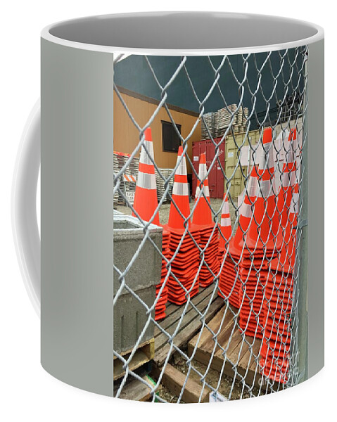 Van Ness Coffee Mug featuring the photograph Van Ness Construction Series 1-15 by J Doyne Miller