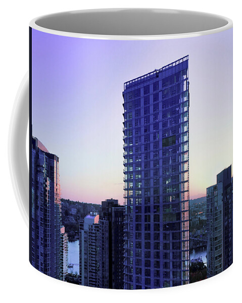 Vancouver Canada Coffee Mug featuring the photograph Vancouver British Columbia Canada Cityscape 4434 by Amyn Nasser