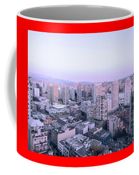 Affluent Opulent Luxe Style Coffee Mug featuring the photograph Vancouver British Columbia Canada Cityscape 4463 by Amyn Nasser