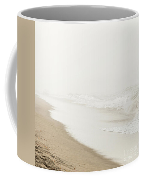 Beach Coffee Mug featuring the photograph Vanishing by Ana V Ramirez