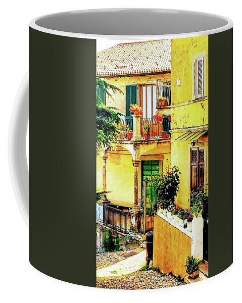 Old Italian Home Coffee Mug featuring the photograph Varese Italy Old Home by Meghan Gallagher
