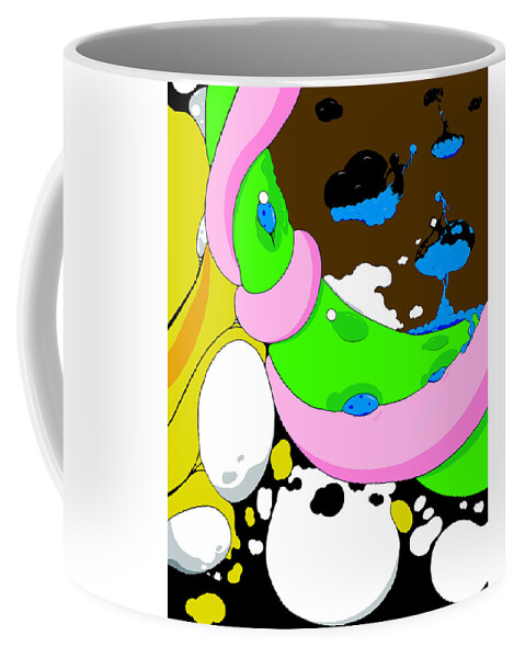 Virus Coffee Mug featuring the digital art Variant by Craig Tilley