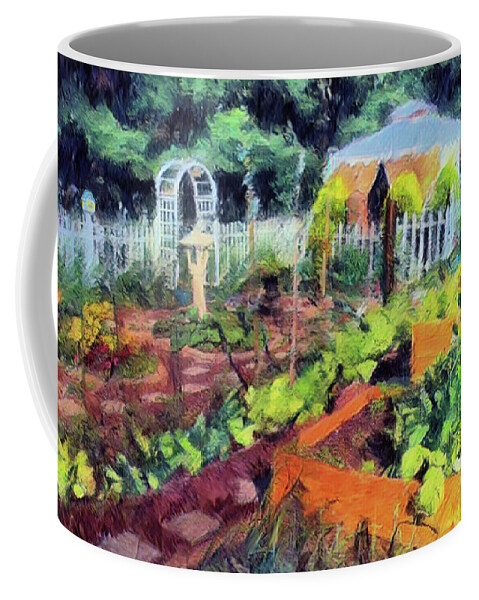 Garden Coffee Mug featuring the painting Vegetable Garden by Joel Smith