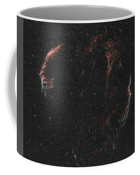 Nebula Coffee Mug featuring the photograph Veil Nebula Complex by Brian Weber