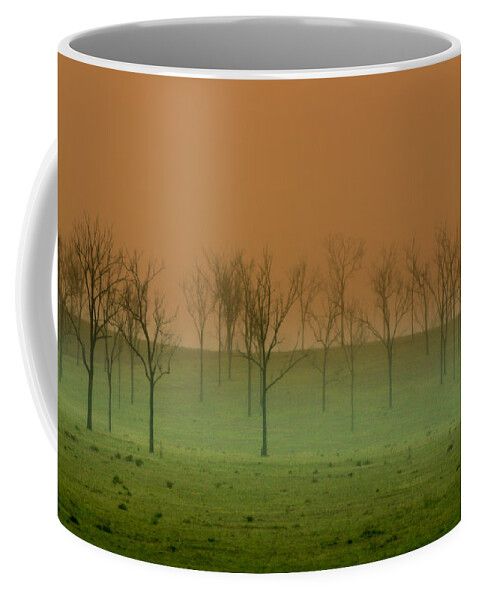 Landscape Coffee Mug featuring the photograph Veil of Mystery by Holly Kempe