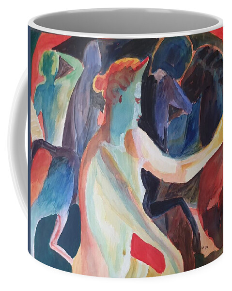 Masterpiece Paintings Coffee Mug featuring the painting Venus in the Mirror by Enrico Garff