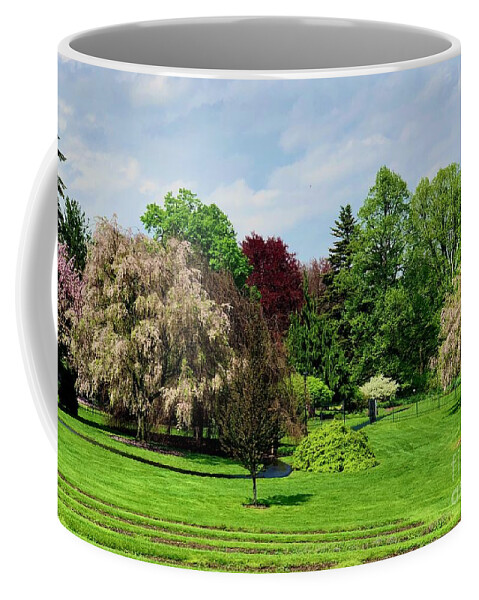 Trees Coffee Mug featuring the photograph Verdant by Kate Conaboy