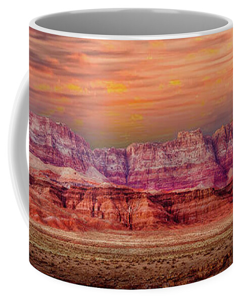 Vermillion Cliffs Coffee Mug featuring the photograph Vermillion Cliffs 1402 by Kenneth Johnson