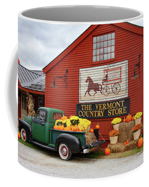Vermont Country Store Coffee Mug featuring the photograph Vermont Country Store by Jeff Folger