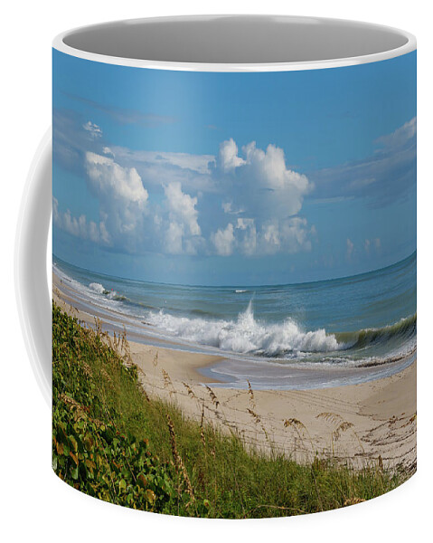 Beach Coffee Mug featuring the photograph Vero Beach by Les Greenwood