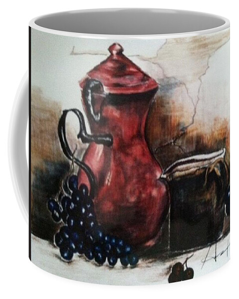  Coffee Mug featuring the mixed media Very Good by Angie ONeal