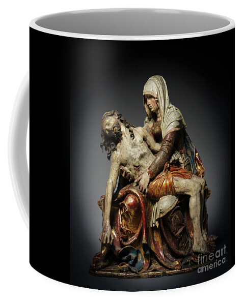 Vesperbild (pietà) Coffee Mug featuring the photograph Vesperbild Pieta by Master of Rabenden by Carlos Diaz