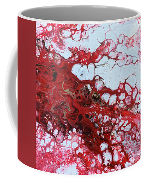 Reds Coffee Mug featuring the painting Vessels by Nicole DiCicco