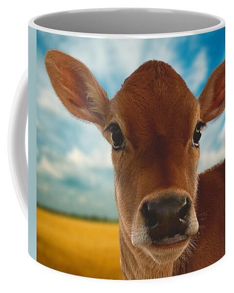 Cow Coffee Mug featuring the photograph Victoria by Lee Darnell