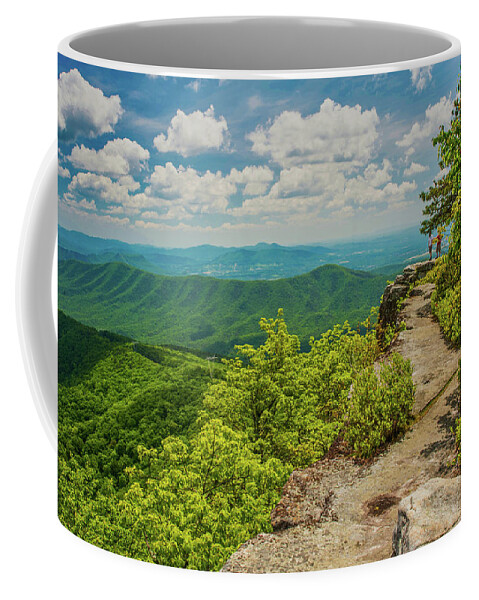 Mcafee Coffee Mug featuring the photograph View from McAfee's Knob by James C Richardson