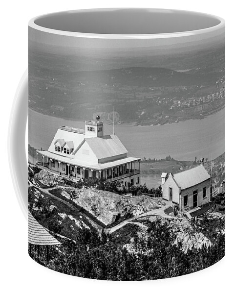 Hudson Valley Coffee Mug featuring the digital art View from Mount Beacon, Circa 1900 by The Hudson Valley