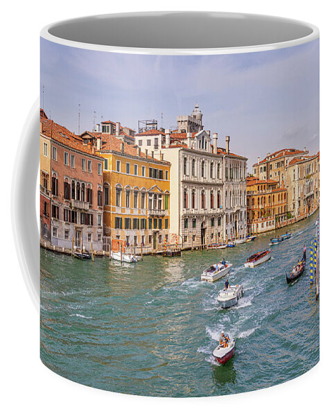 Venice Coffee Mug featuring the photograph View From The Accademia Bridge - Venice, Italy by Elvira Peretsman