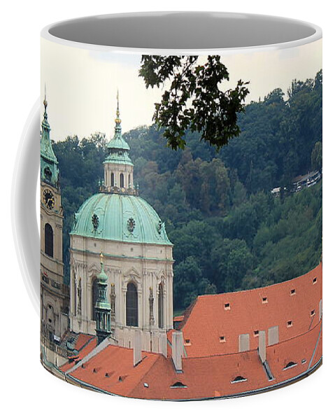 St. Nicholas Coffee Mug featuring the photograph View of St. Nicholas church by Jindra Noewi