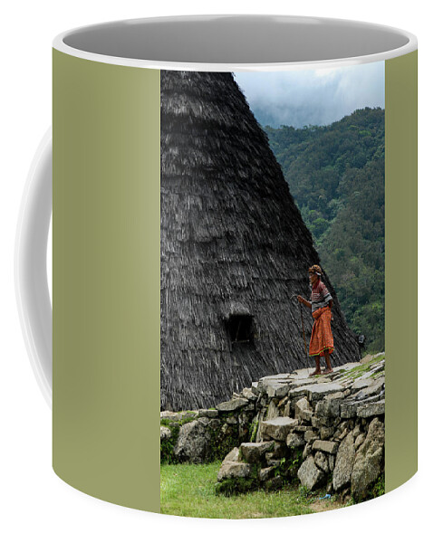 Wae Rebo Coffee Mug featuring the photograph A Distant Village - Wae Rebo, Flores, Indonesia by Earth And Spirit