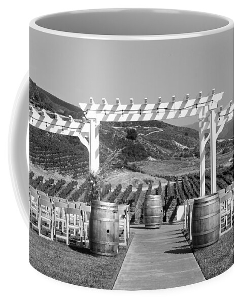 Patio Coffee Mug featuring the photograph Vineyard Wedding Venue by Katherine Erickson