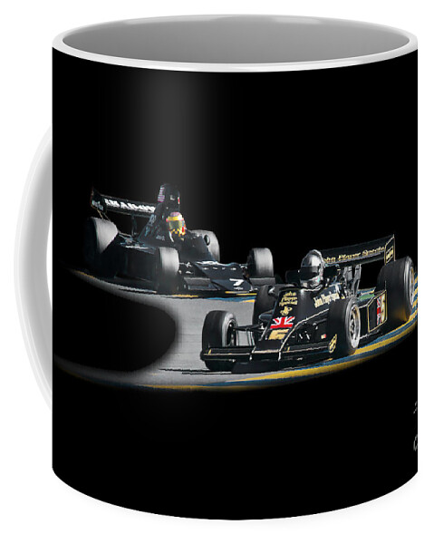 F1 Coffee Mug featuring the photograph Vintage Formula 1 'Competition' by Dave Koontz