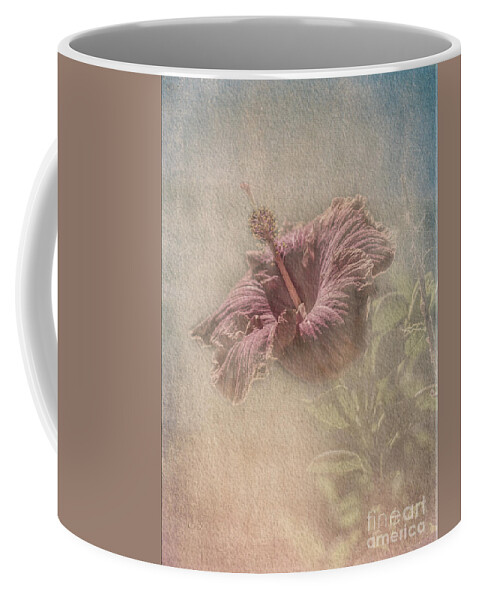 Hibiscus Coffee Mug featuring the photograph Vintage Hibiscus by Elaine Teague