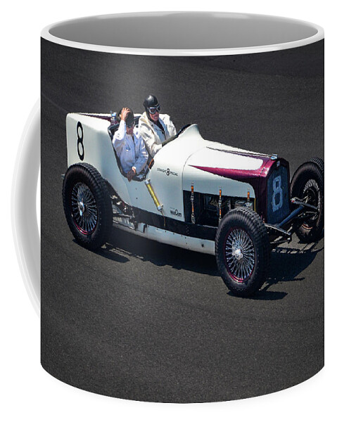 Ragtime Racers Coffee Mug featuring the photograph Vintage Indy by Josh Williams