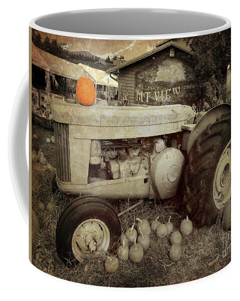 Tractor Coffee Mug featuring the photograph Vintage John Deere Tractor by Jeanette French