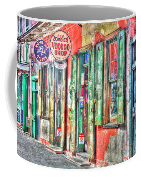 Voodoo Shop Coffee Mug featuring the photograph Voodoo Shop, French Quarter, New Orleans by Felix Lai