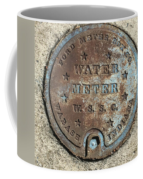 Photograph Coffee Mug featuring the photograph Wabash Water by Richard Wetterauer