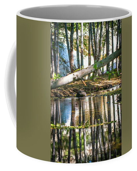 Abstract Coffee Mug featuring the photograph Waders by Ryan Weddle